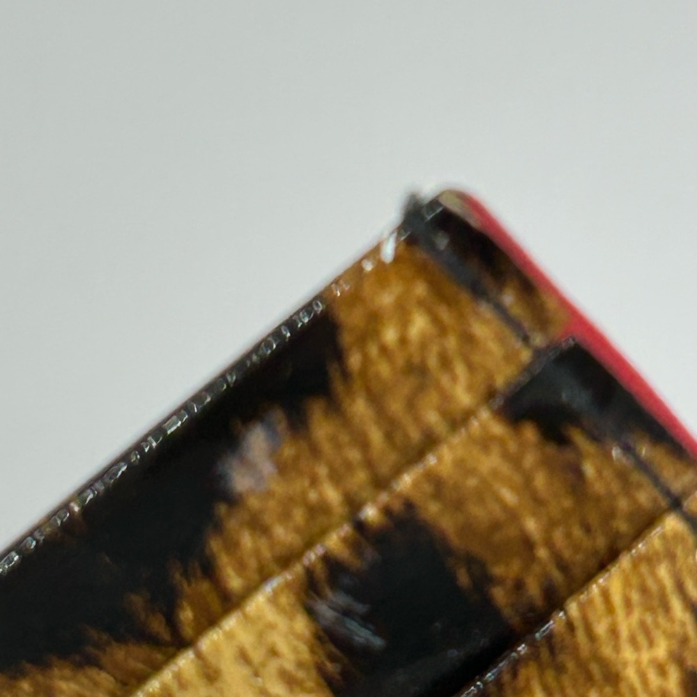 Christian Louboutin Leopard Studded Card Holder - Picture 12 of 13